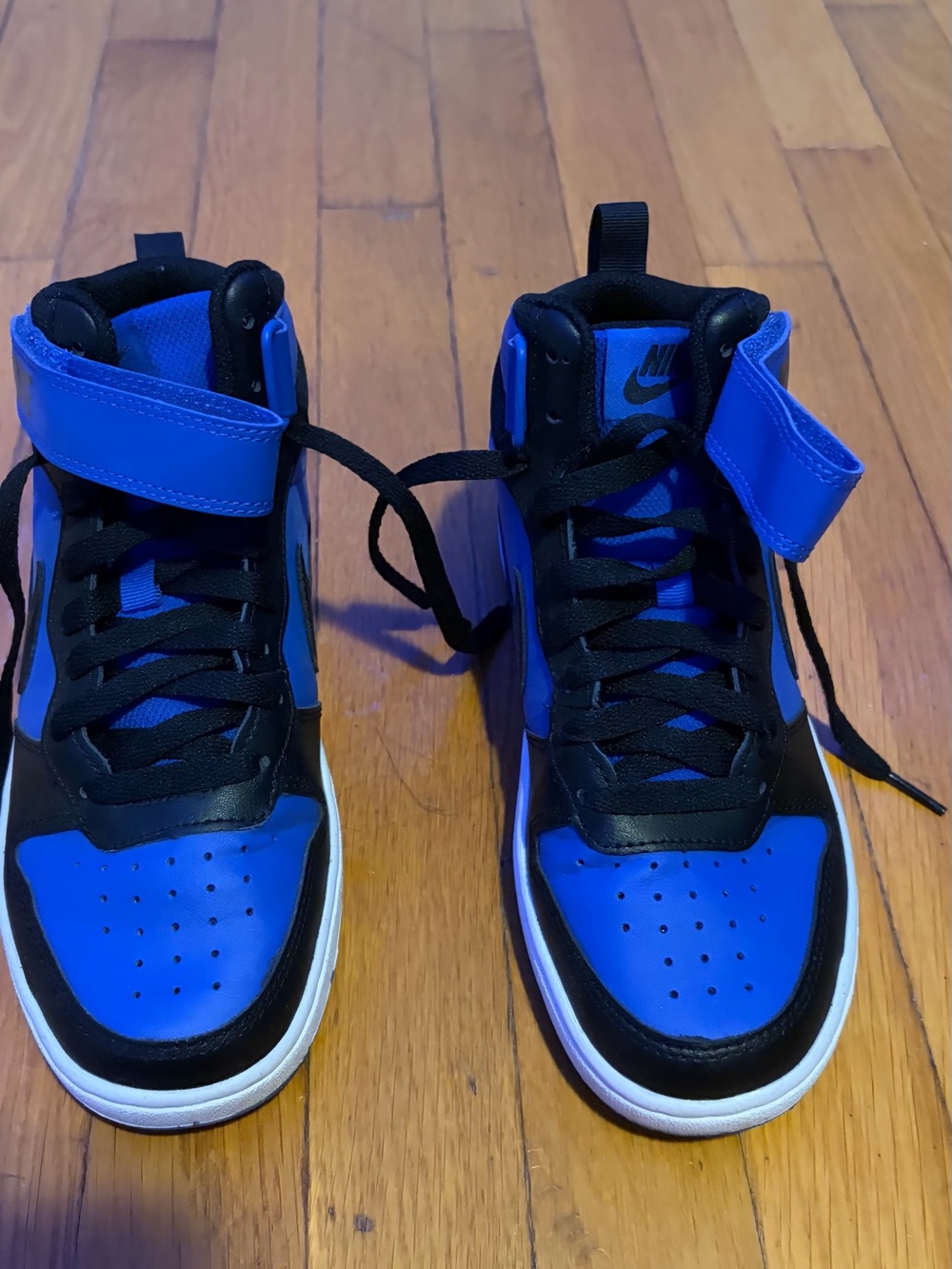 Nike Kids High-Top Sneakers - Black & Blue